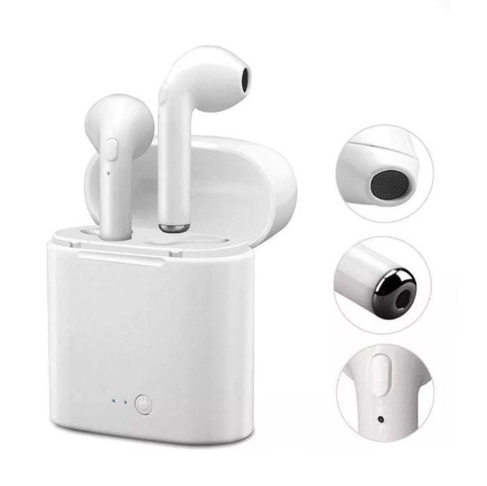 Ear Pods i7S-TWS c/botão * Portes GRÁTIS!