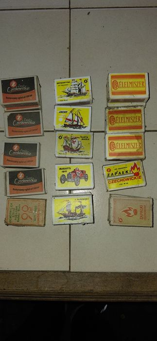 Stare zapałki Czechowickie i inne 20 sztuk