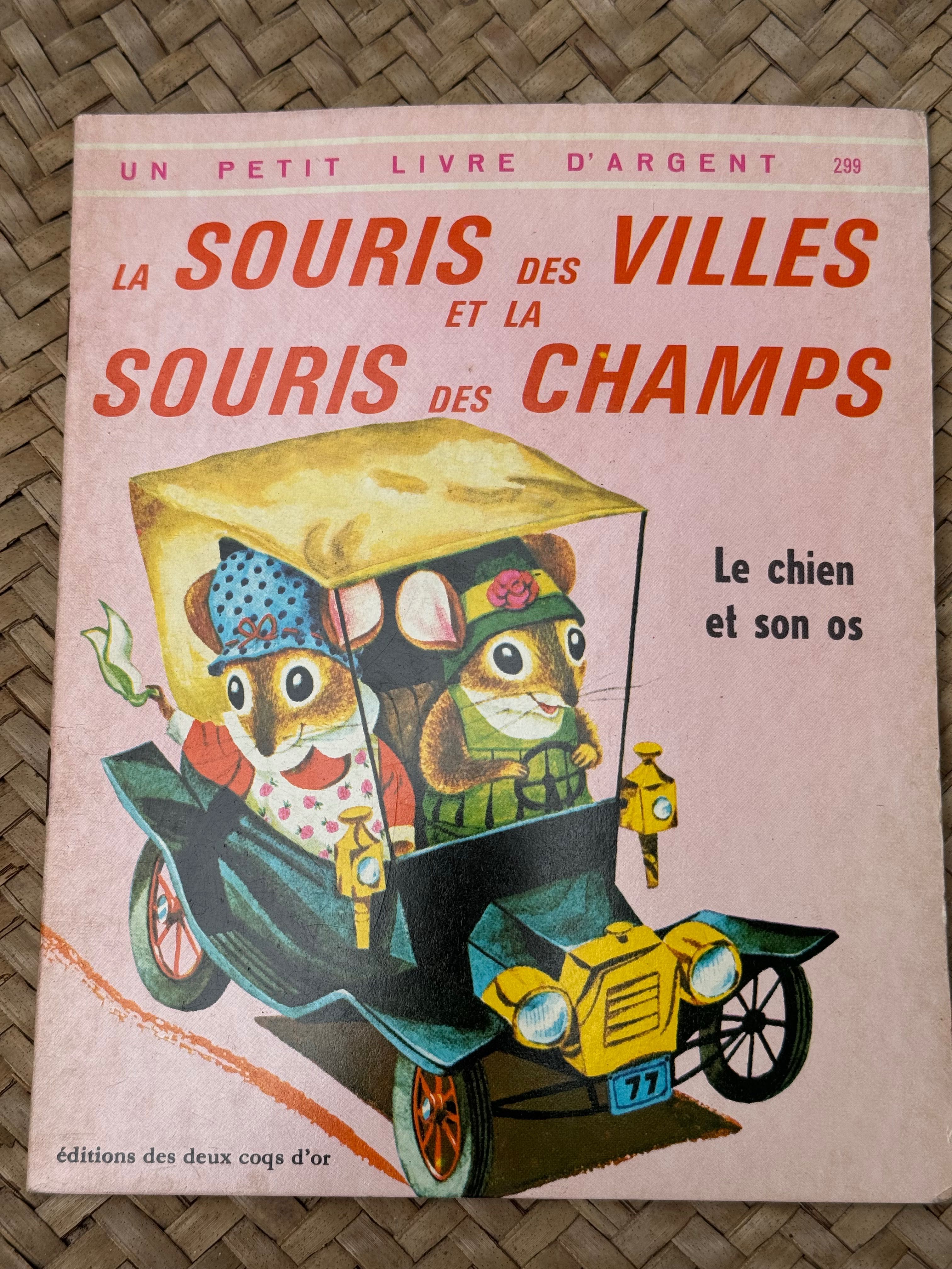 Coleção de livros infantis em francês.
