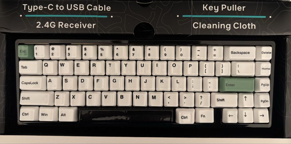 Klawiatura z ceramicznymi klawiszami Cerakey Nada 65 Panda