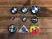 Emblema logotipo simbolo BMW ALFA OPEL ABARTH centro de jantes capot