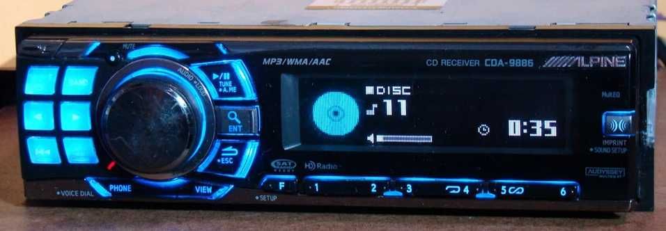Автомагнитола Alpine CDA-9886 USB И iPod