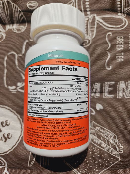 Now Foods железо 18 36 мг комплекс 27 Iron double strength complex