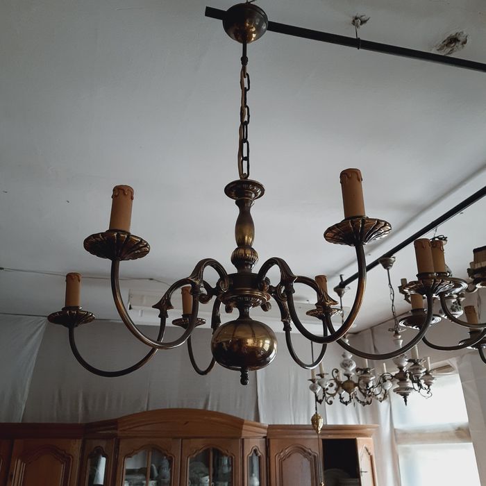 Антикварные бронзовые люстры, Германия, Франция