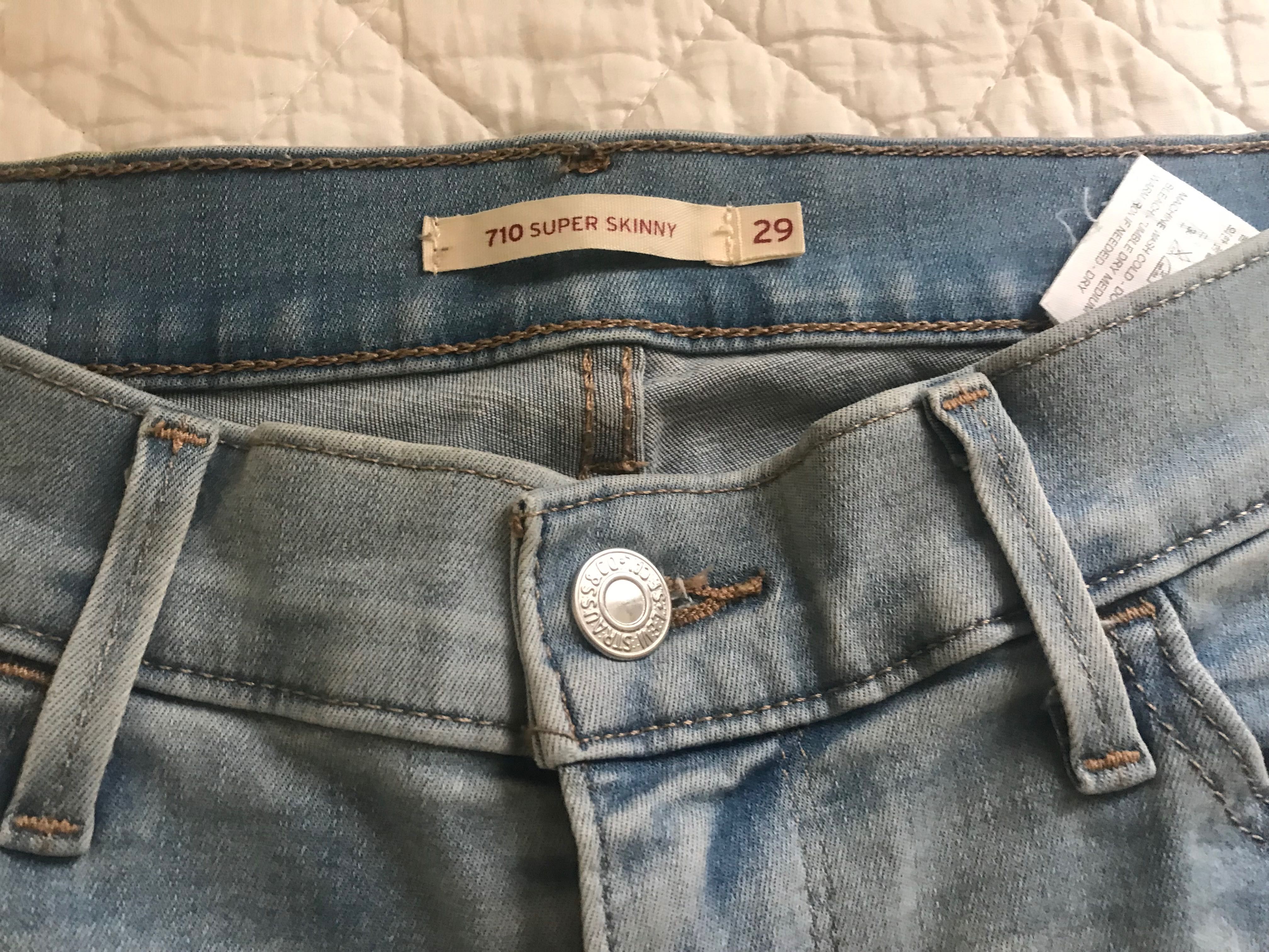 Jeansy Levi’s 710 Super Skinny W29 L32