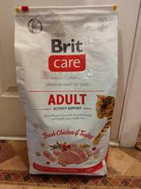 Сухой корм для котов курица Brit Care Adult Activity Chicken Turkey