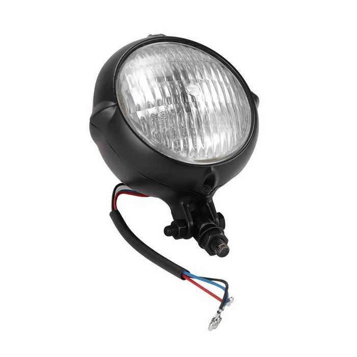 Farol 10 cm com Lâmpada H4 para motos custom