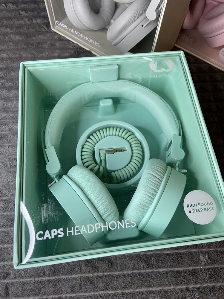 Навушники Fresh 'N Rebel Caps Headphone зелений сірий рожевий