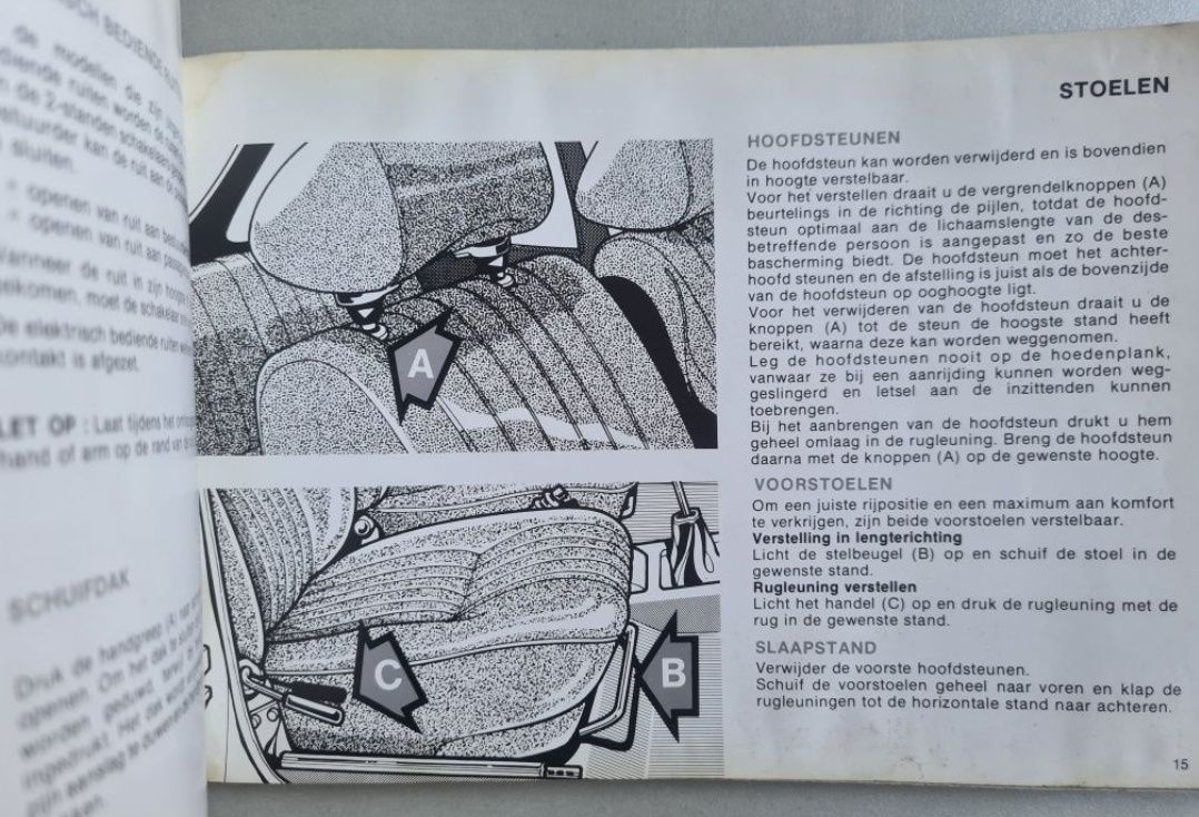 Talbot Solara - instrukcja obsługi samochodu