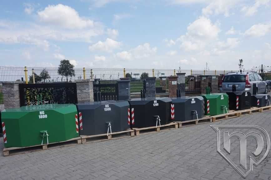 Balast Obciążnik Metalplast zalany 1000kg Tuz John Deere