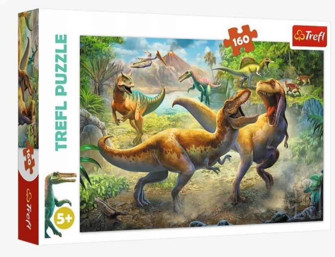 Trefl Puzzle Walczące Tyranozaury 160 el.