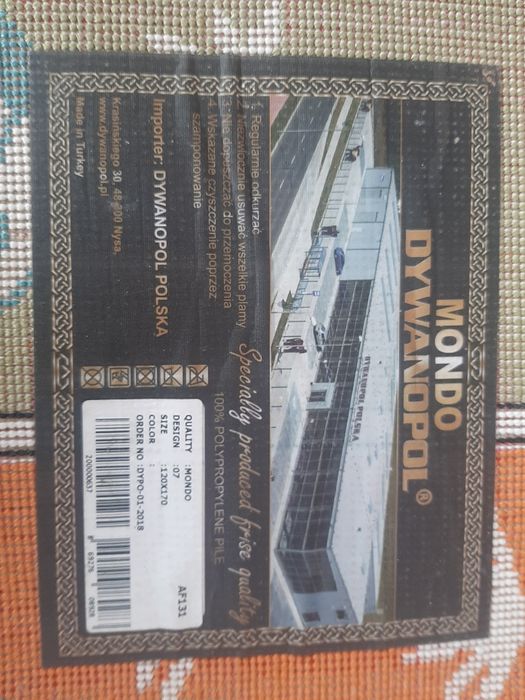 Dywan boisko 120x170