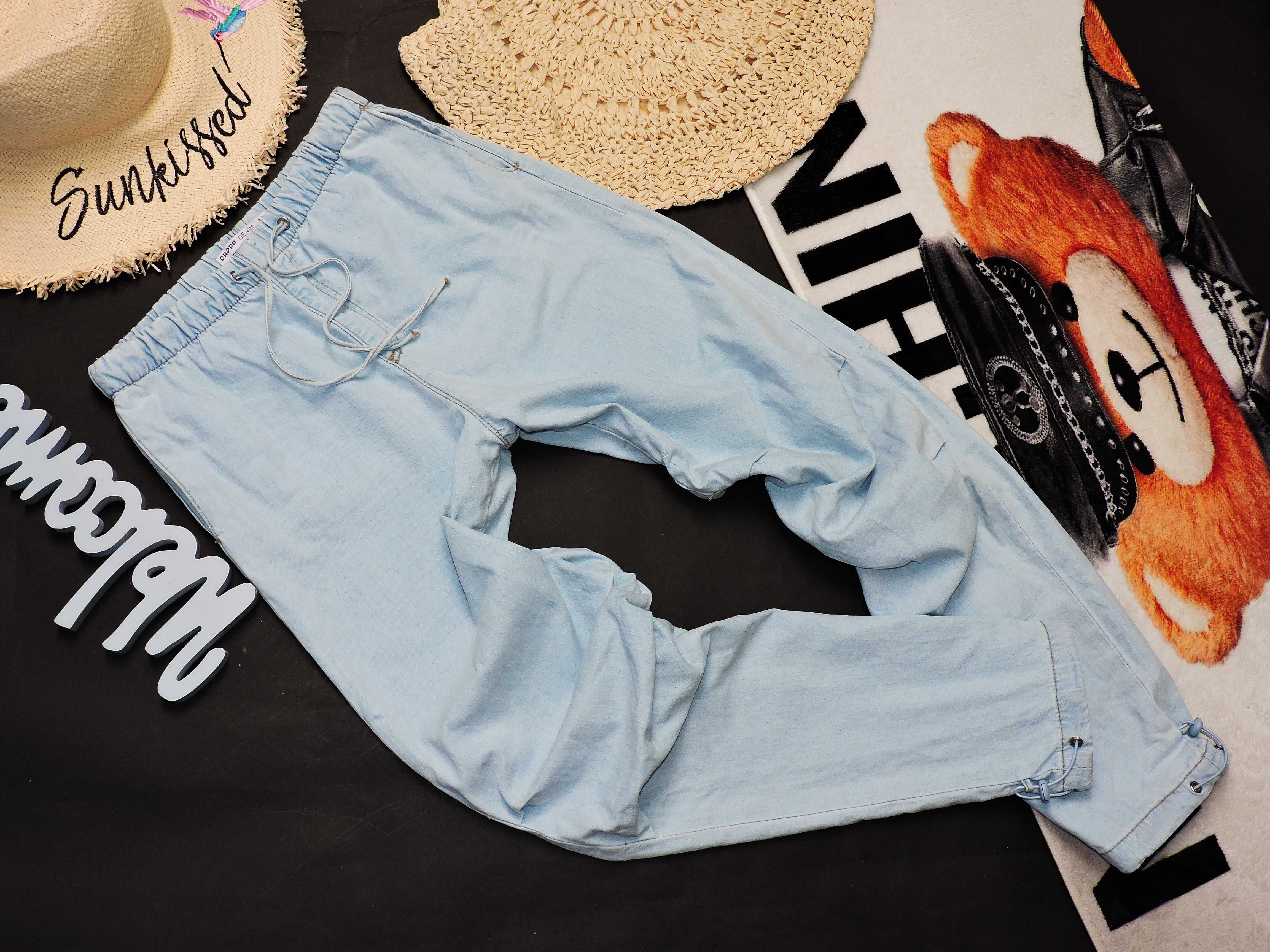 Cropp Spodnie jeans joggersy  pantalony ściągacze XS