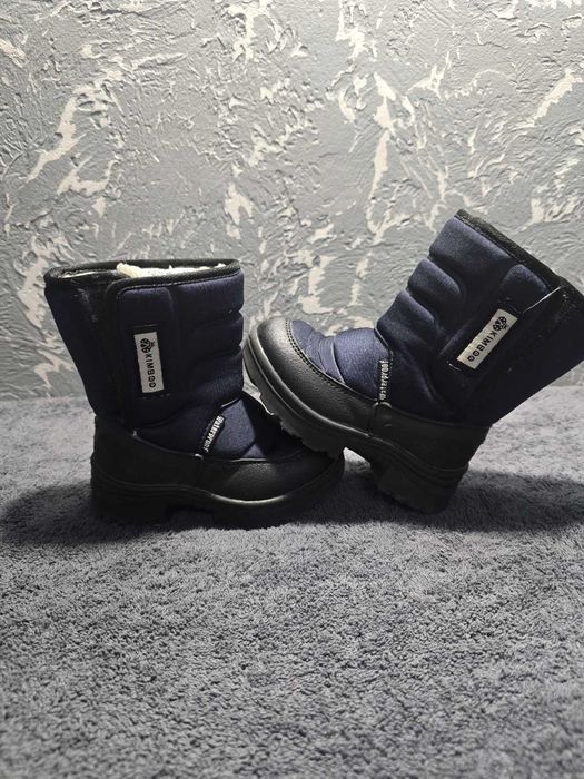 Водонепроникні зимові чоботи.дутики  Kimboo на овчинному утепленні