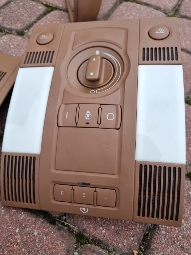 Podsufitka A8 D3 Long amaretto alcantara zamsz solardach lampka sufitu