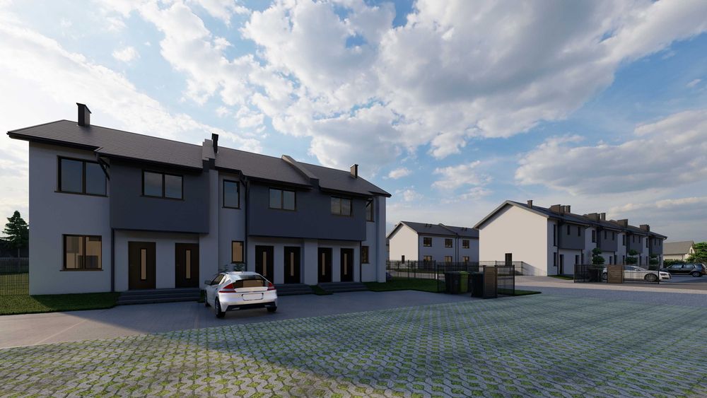 Segmenty w centrum Mszczonowa z ogrodem i miejscem parkingowym w cenie