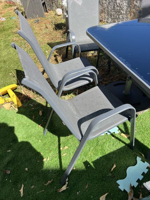 Conjunto jardim mesa e cadeiras KASA