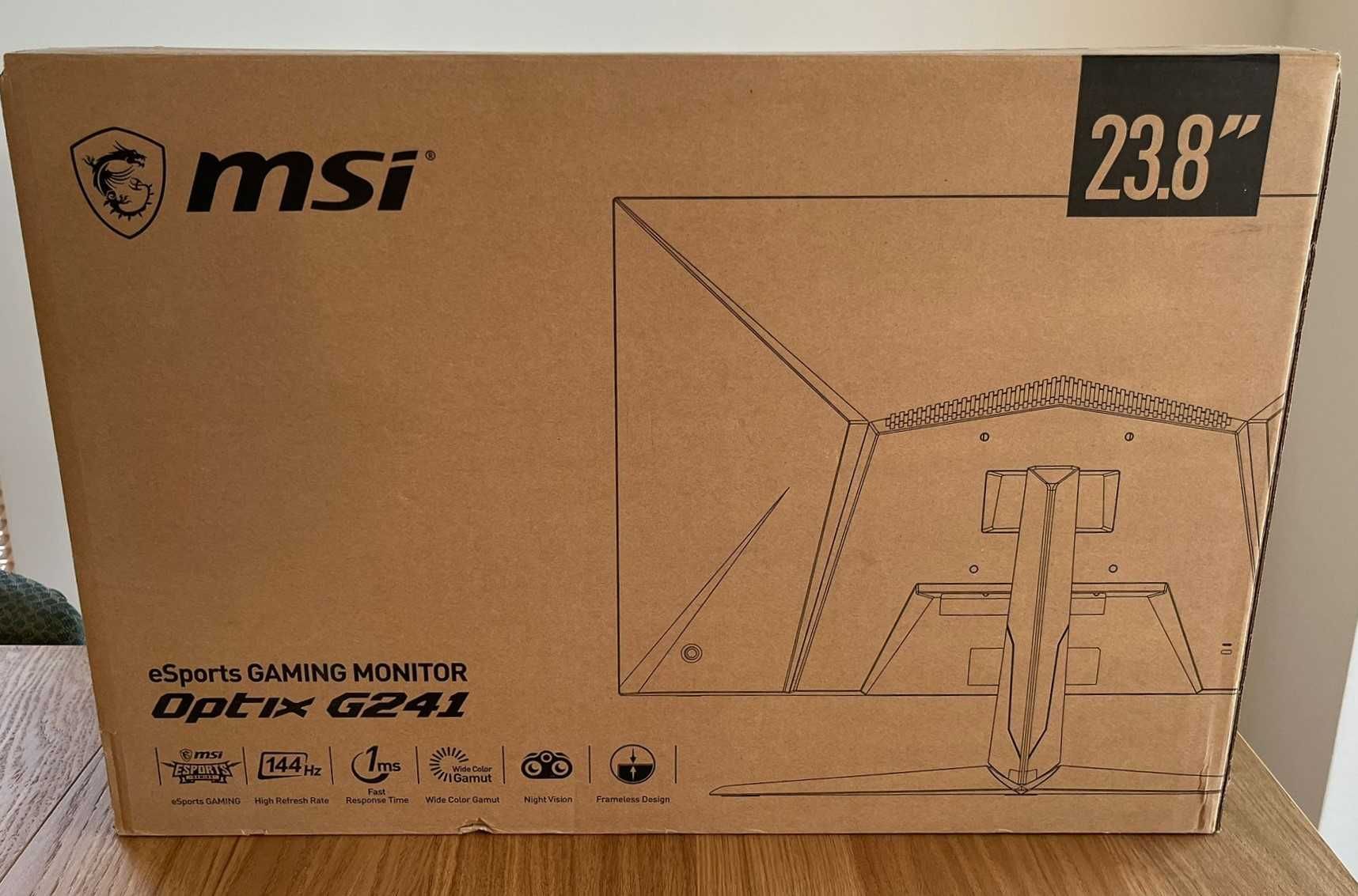 Monitor gamingowy MSI Optix G241 23,8" LED 1920 x 1080 (FullHD) 144 Hz