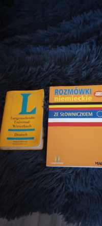 Sprzedam dwie książki rozmówki i słownik niemiecki