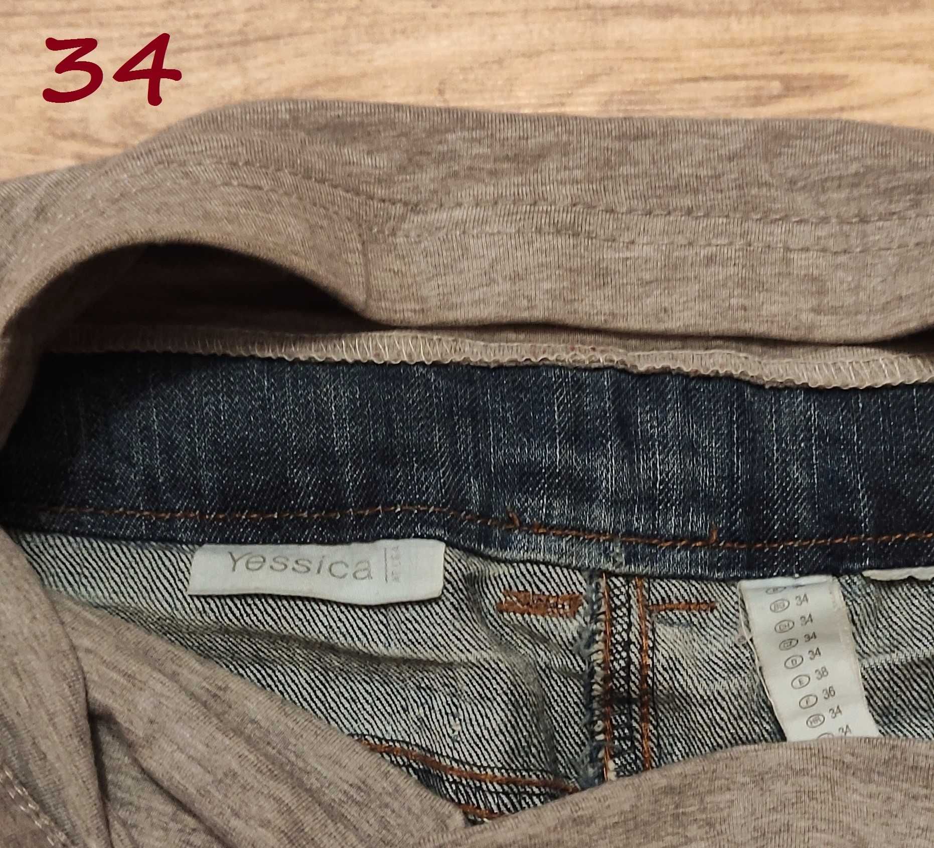 2 spódnice ciążowe C&A Yessica, rozmiar 34 i 38