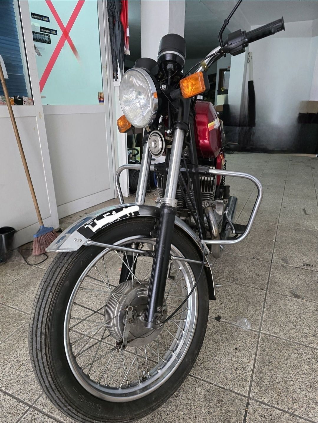 Moto Jawa 350 sidecar