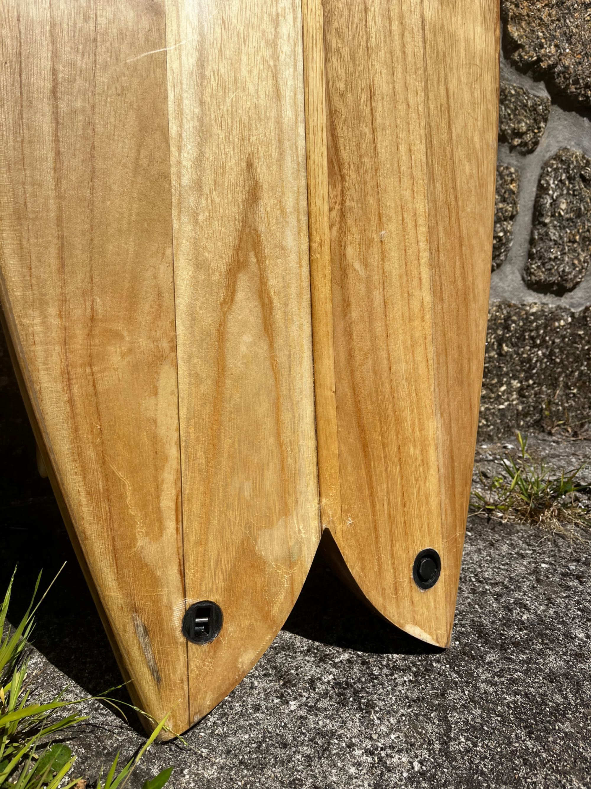 Prancha de Surf Retro Fish 5’7 (oca, de madeira Paulownia)