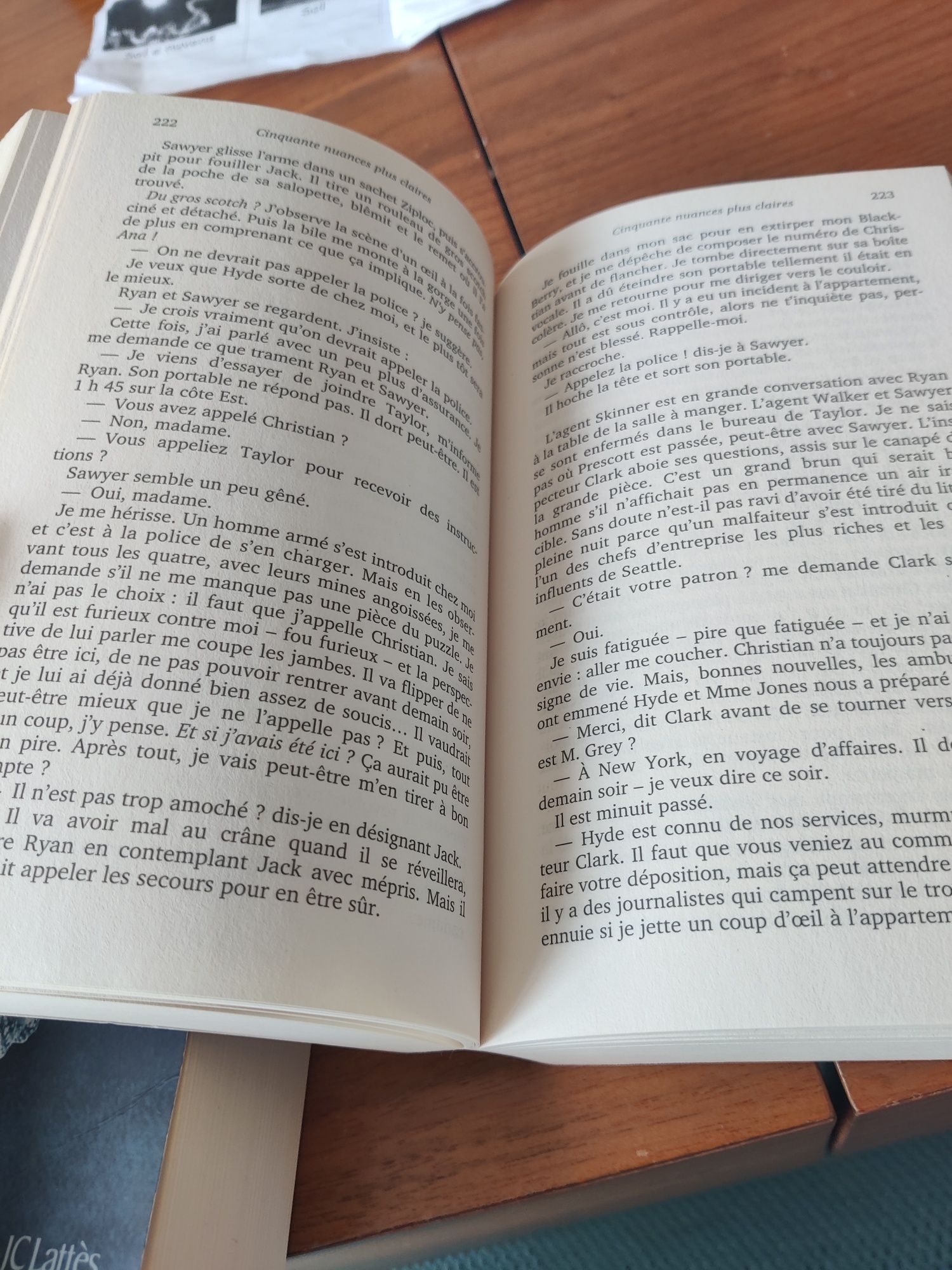 Trilogia em francês Cinquante Nuances de Grey, EL James