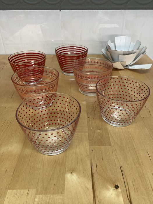 6 taças IKEA antigas/vintage modelo Vinterfint