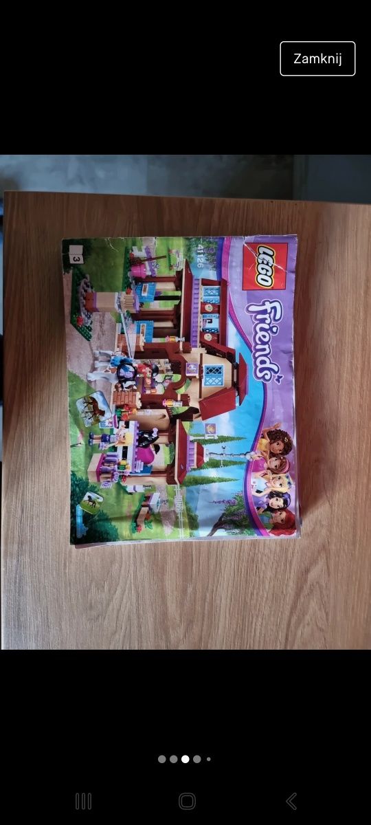 6 kompletnych zestawów- Pudło klocków Lego Friends