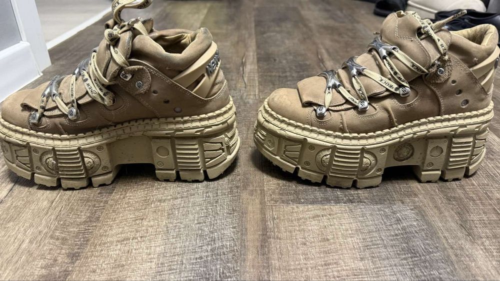 Кросівки з нобуку New Rock SOFTY SAFARI TANK Casco Cuerda