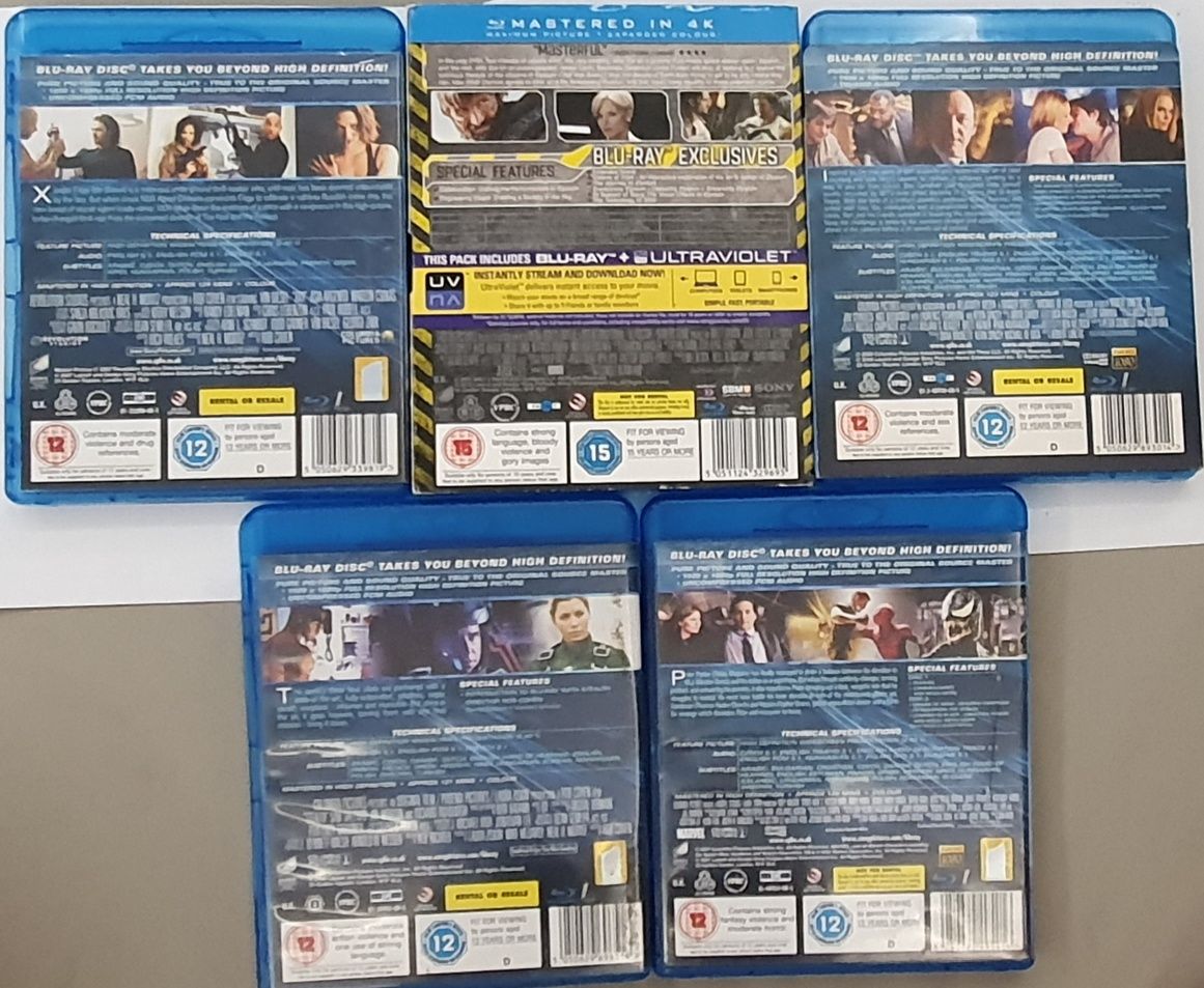 Zestaw 5 filmów Blu-ray lektor I napisy PL *