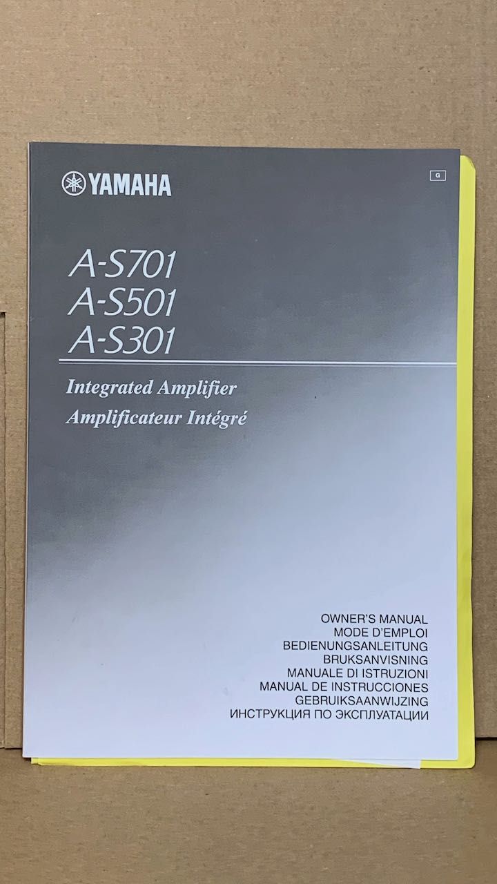 YAMAHA A-S701 - zintegrowany wzmacniacz STEREO czarny - OKAZJA!