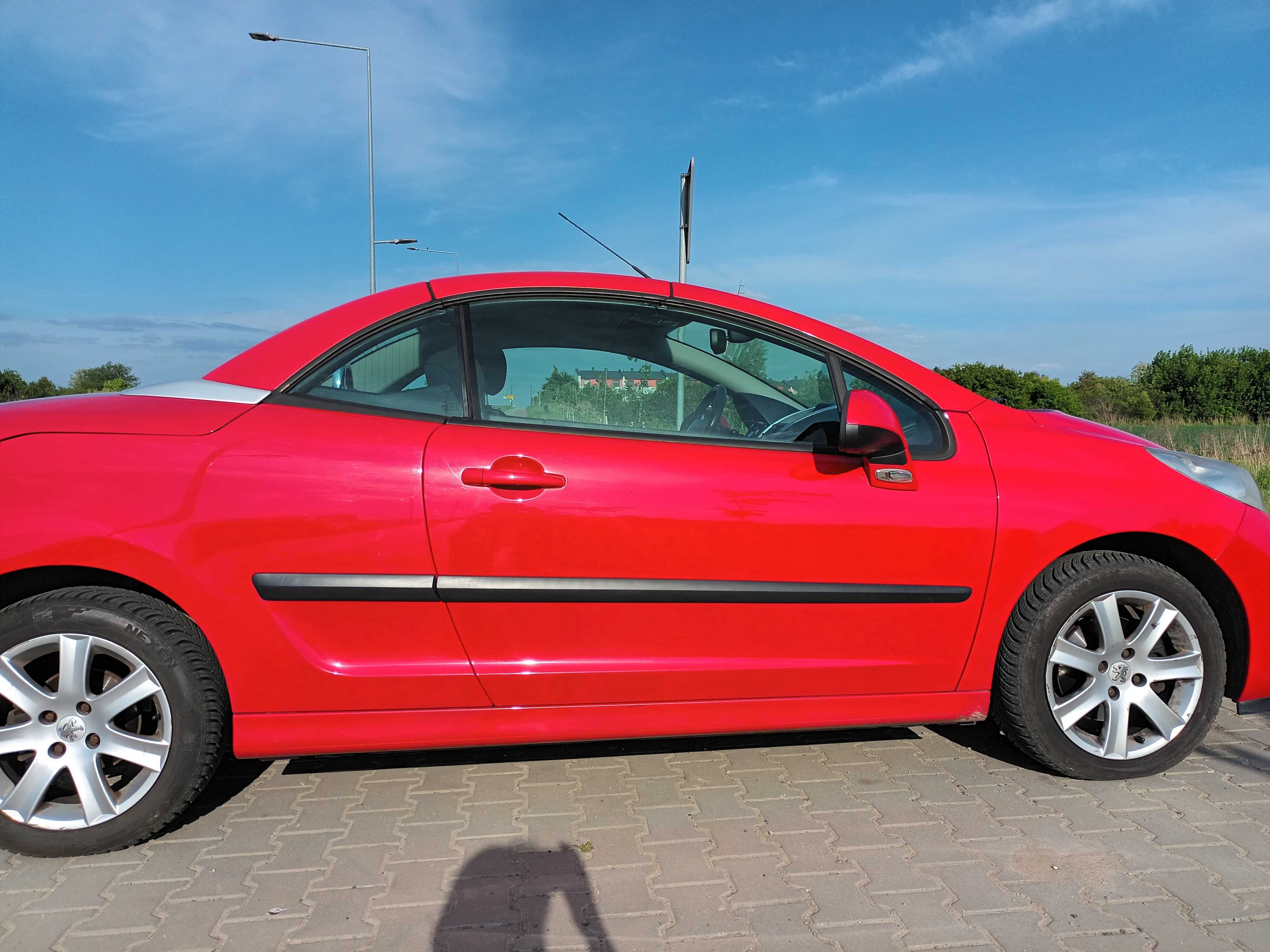 Peugeot 207 cc Czerwony