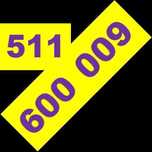 SIM karta złoty numer xxx 600009 cesja