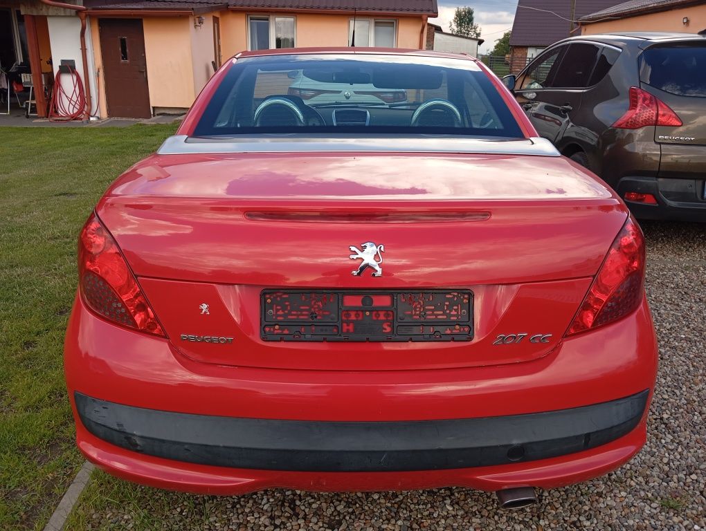 USZKODZONY Peugeot 207 CC  1.6.THP