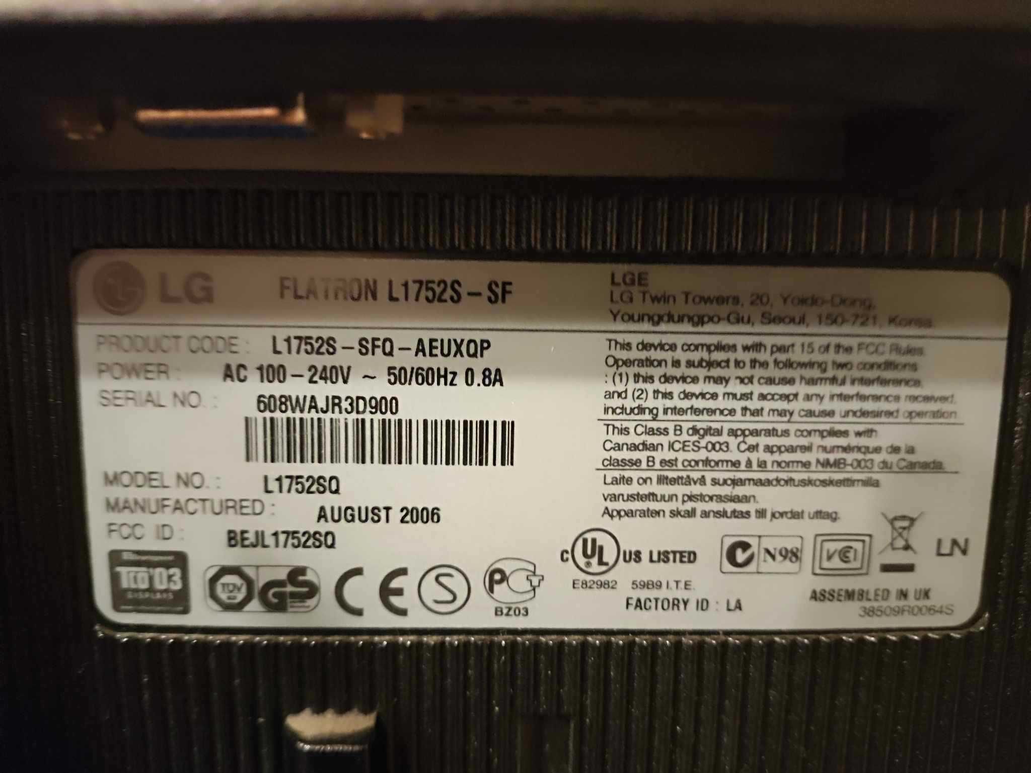 Monitor komputer klawiatura