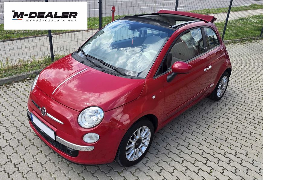 Wypożyczalnia wynajem Fiat 500c Cabrio ! Wypożycz kabriolet !