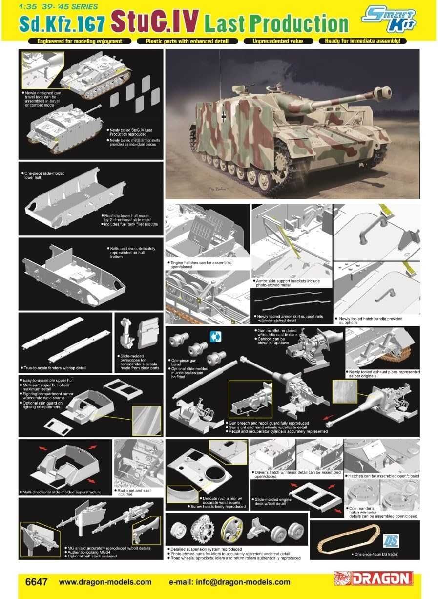 Dragon 6647 Sd.Kfz.167 StuGIV Last Prod PROMO sklep mod. Planeta Płock