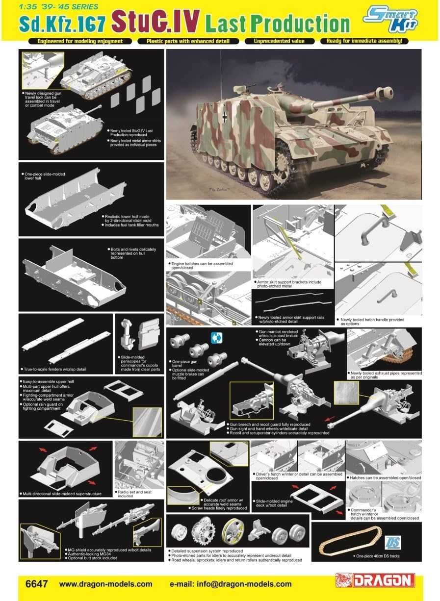 Dragon 6647 Sd.Kfz.167 StuGIV Last Prod sklep modelarski Planeta Płock