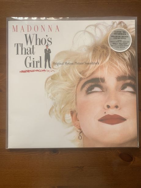Who’s That girl Madonna vinil clear