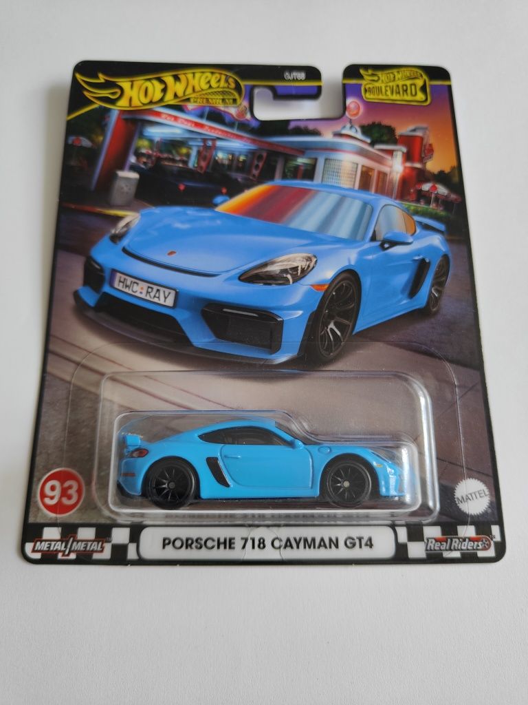 Hot wheels Premium Porsche 718 Cayman GT4 Boulevard