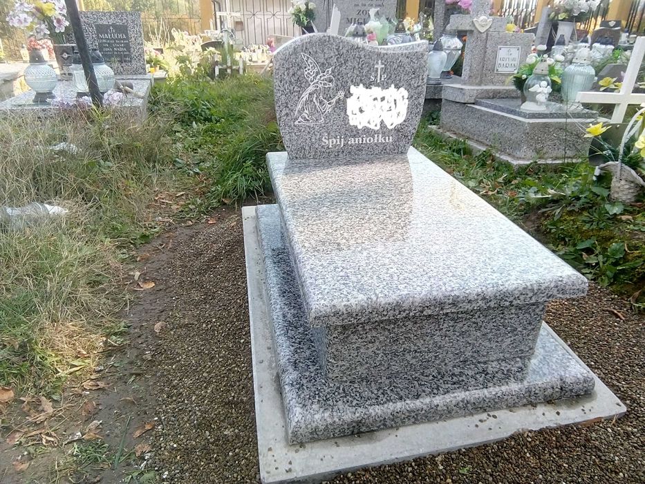 Nagrobek granitowy, nagrobki, pomnik