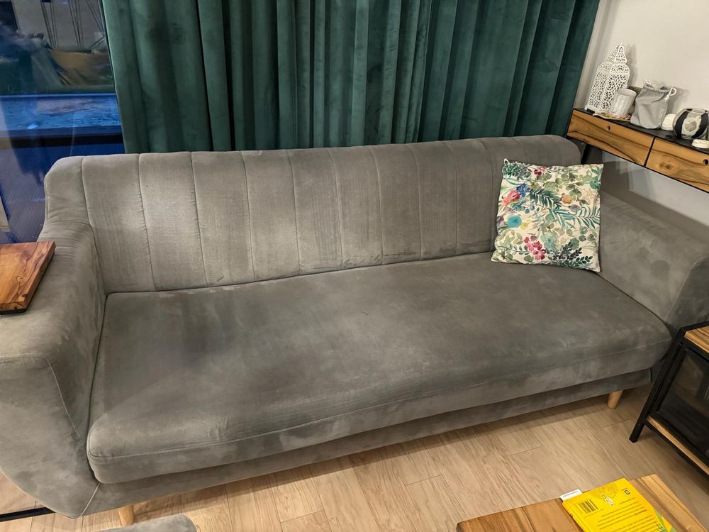 Sofa 3 osobowa 210 cm szara