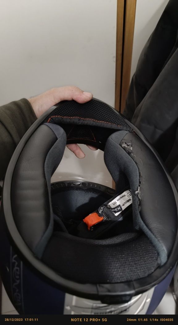 Capacete moto usado