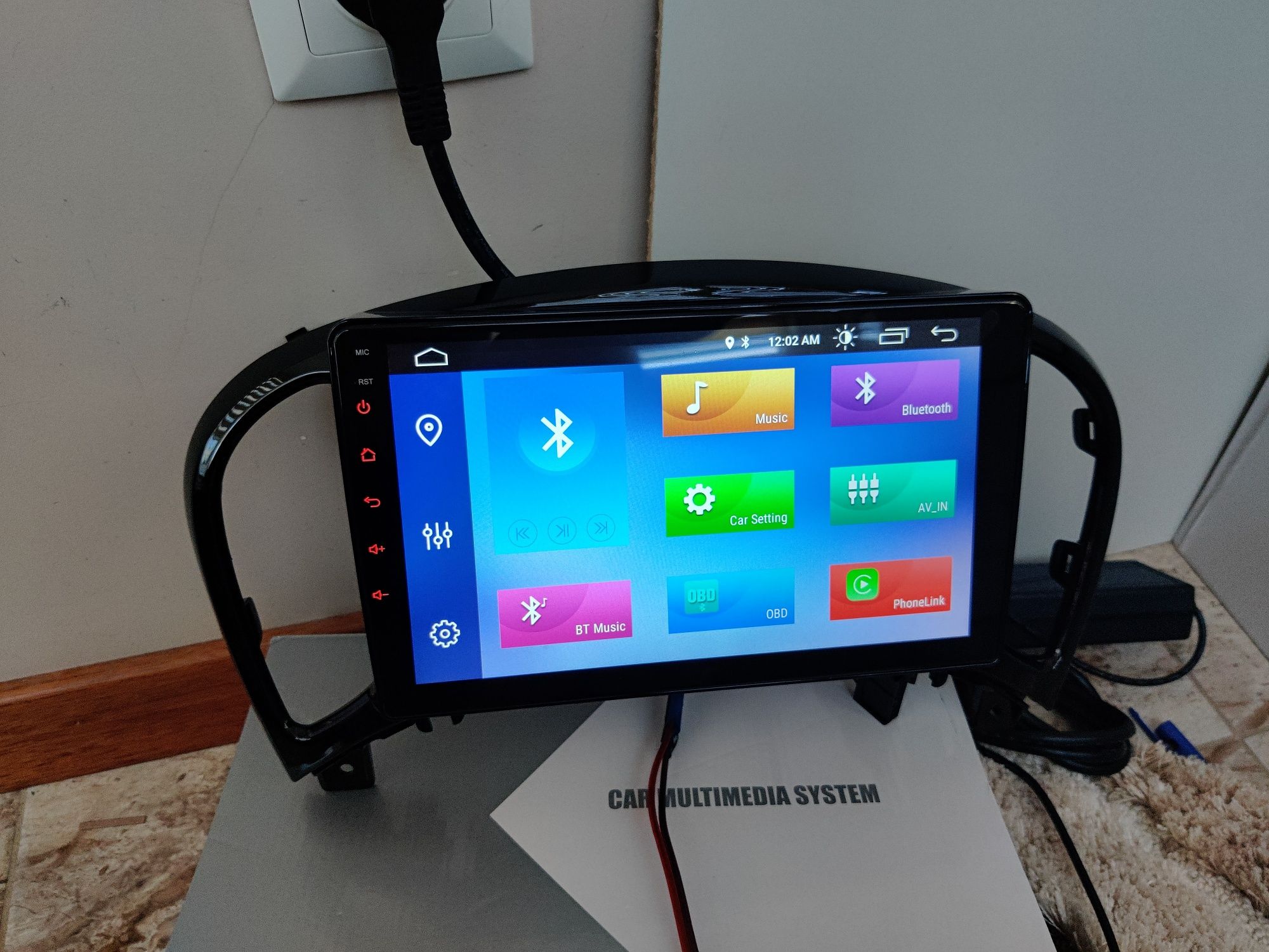 Магнитола Nissan Juke Android GPS 2/16g Wi-Fi USB Bluetooth