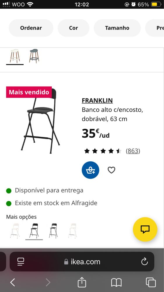 Vendo mesa e cadeiras de pe alto