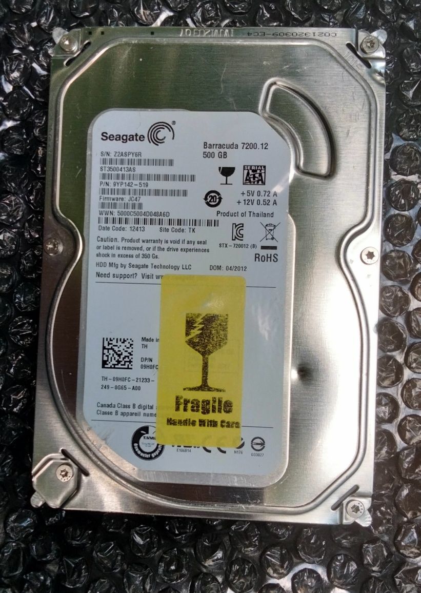 Dysk twardy Seagate 500GB tylko 400h Sata