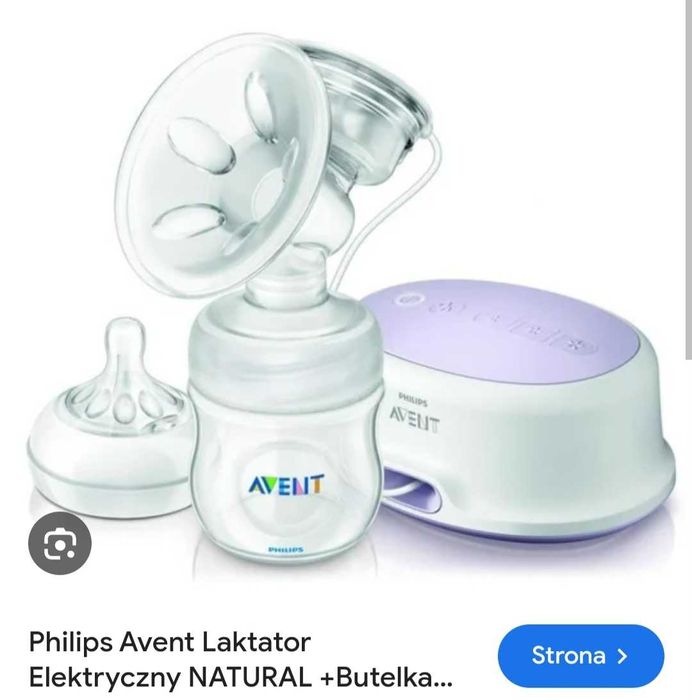 Laktator elektryczny Philips Avent natural plus gratisy