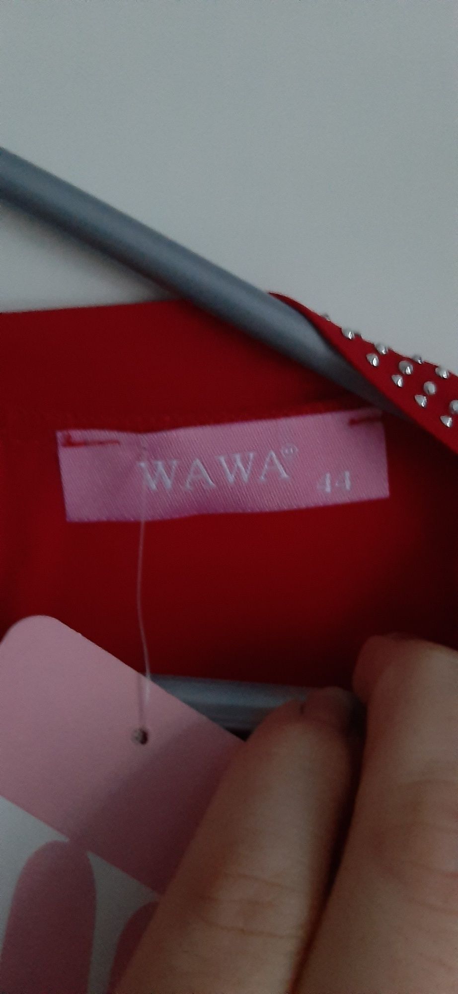 Bluzka czerwona WAWA 130 plasko w biuście