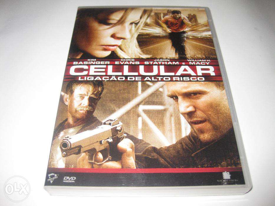 DVD "Cellular" com Kim Basinger e Jason Statham/Novo!